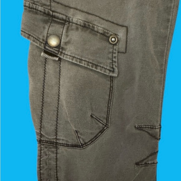 Stylish Free People Cargo Pants in Dark Gray - Picture 4 of 5